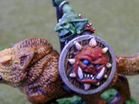 Goblin Wolf Rider close-up by viumbiz