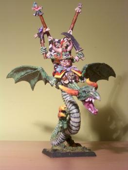 Savage Orc Shaman riding Wyvern by nalei1