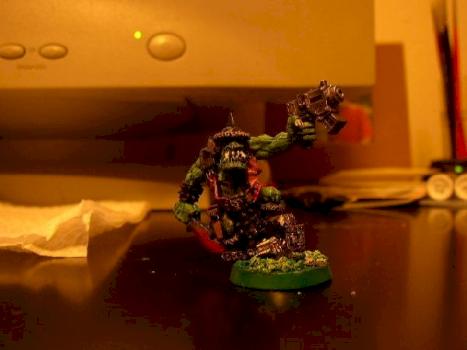 A nearly completed Ork! by cjsoona