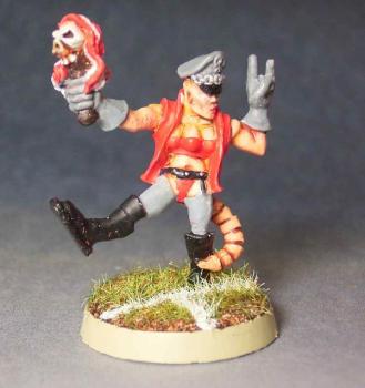 Blood Bowl Chaos Cheerleader by TinySoldier
