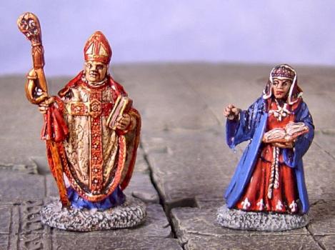 Bishop Arnault and Mother Superior Heloise by Bevfore