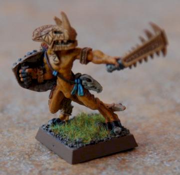 Lizardmen - Skink Chief by Dagonswam