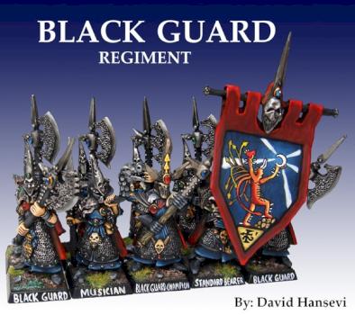 DARK ELVES - Black Guard Regiment by lev trotskij