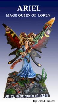 WOOD ELVES - Ariel Mage Queen Of Loren by lev trotskij