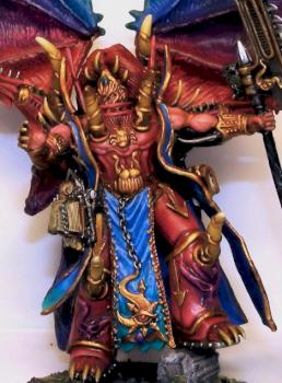 Magnus the Red, Daemon Prince of Change, closeup by Hellric