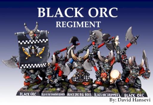 ORCS & GOBLINS - Black Orc Regiment by lev trotskij