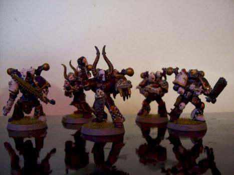 some warhammer 40k chaos space marines of slaanesh by OGI