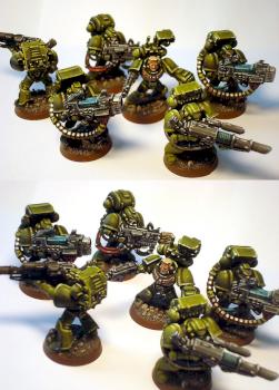 Space Marine Devastator Squad by methoderixon