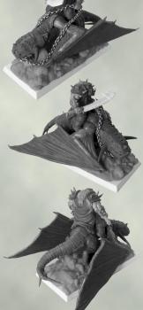 Orc Warboss on Wyvern by Koshal