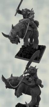 Orc Warboss on Rhinox by Koshal