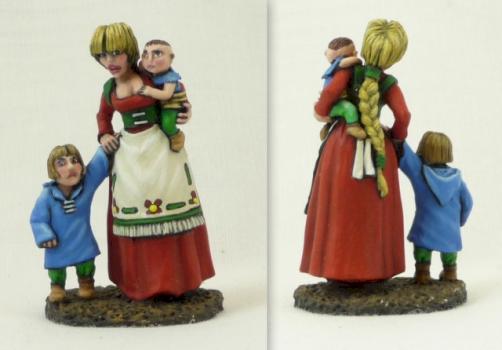Mother with 2 children by Citrine