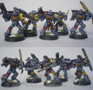 Space Wolves Grey Hunters 1. by Zuzu