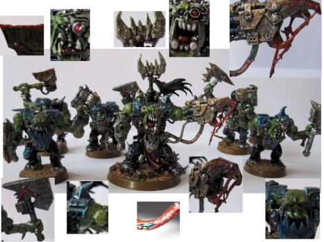 Warboss with Nobz (Black Reach) by Big Britos