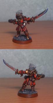 VI Vostroyan Firstborn Lieutenant Tuskov by Drewt