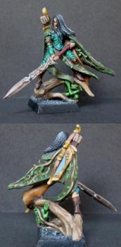 Wood Elf Lord with Great Weapon by Radek