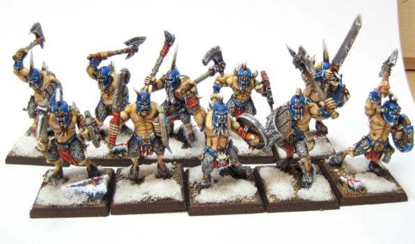 Chaos Marauders Infantry by trollslayer