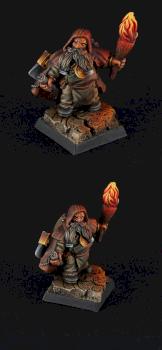 Dwarf Sapper from Scibor Monstrous Miniatures by Scibor