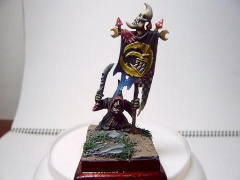 Night goblin standard bearer by walkure