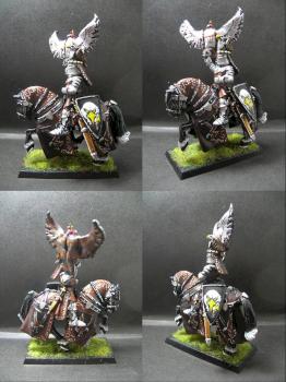 Warhammer Bretonnian Knight of Fighting Eagle by tinman755