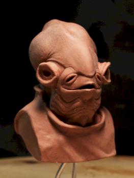 Admiral Ackbar by chaotic landscape