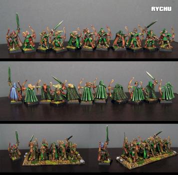 Wood Elves Glade Guards by RYCHU666