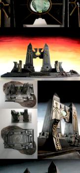 Necron Tombworld Power Arch by Terraformer