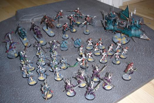 dark eldar army so far by Emma Robinson