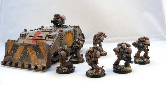 Space Marine Squad by brushyourteeth