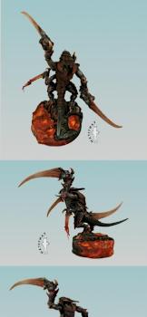 Tyranid Warrior #1 by Hatifnat