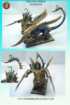 Tomb Kings Necrosphinx by agyar