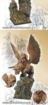 Moscal Dwarf General on War Bull by Scibor