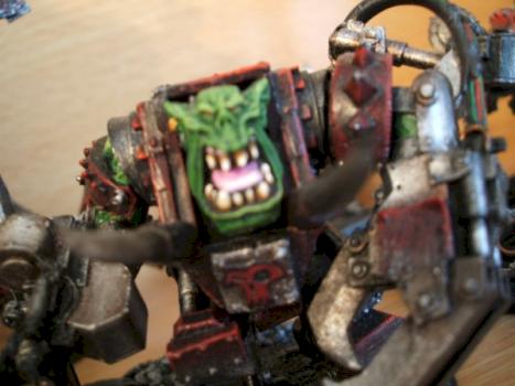 ork nob in mega armour by borgut