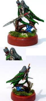 Wood Elf Lord with Great Weapon by Honez