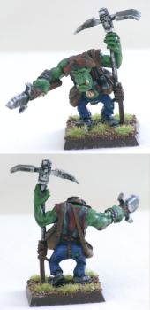 40k Wurrzag converted to a Mordheim Orc Warrior by CImages