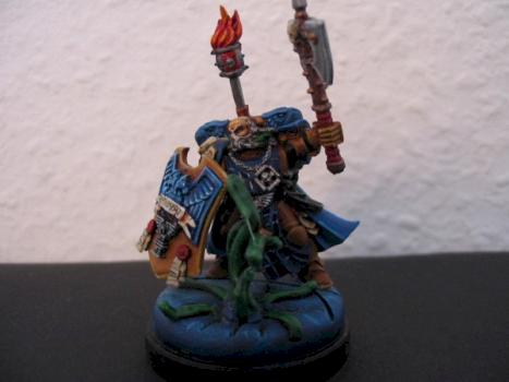 Space Marine Captain in Work by Hephaestos