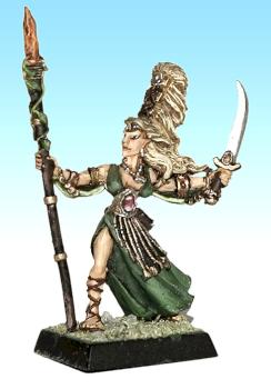 Wood Elf Mage by Baboolam