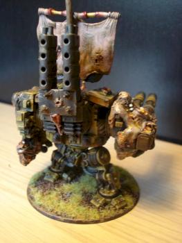 Nurgle Dredd back by LordGobSlak