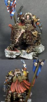 Lord of Khorne on Juggernaut (40k) by DrumAndBass