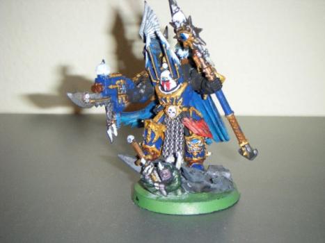 Bleeding Skulls Chaos Sorc in terminator armor by tallguy1991