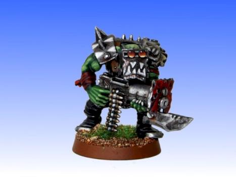Ork with self-built mask and armor #3 by DonUlfo