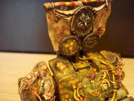 Nurgle Dredd banner by LordGobSlak