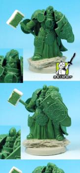 28mm scale SF Celtic Warrior Greenstuff Sculpture by Scibor