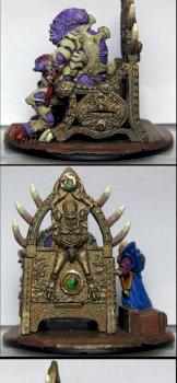 Genestealer Patriarch with magus advisor by Napalm