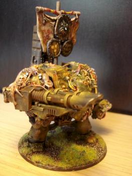 Nurgle Dredd side by LordGobSlak