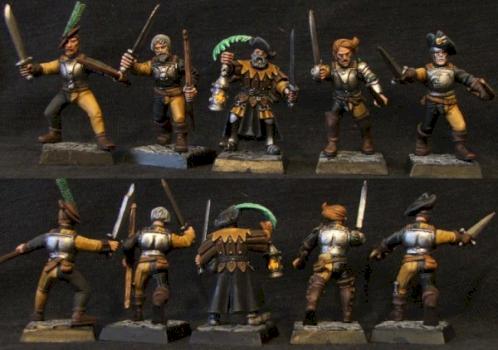 Mordheim Averland: Sergeant and Mountainguards by Leszczu