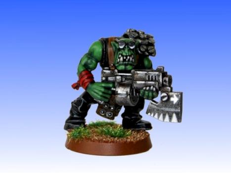Ork with self-built glasses and armor #2 by DonUlfo