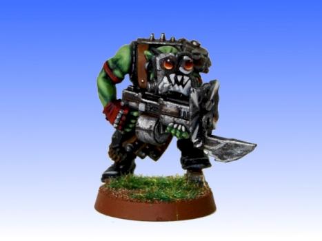 Ork with self-built mask and armor #4 by DonUlfo