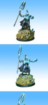 Necron Lord OSL and NMM by EricDotCom