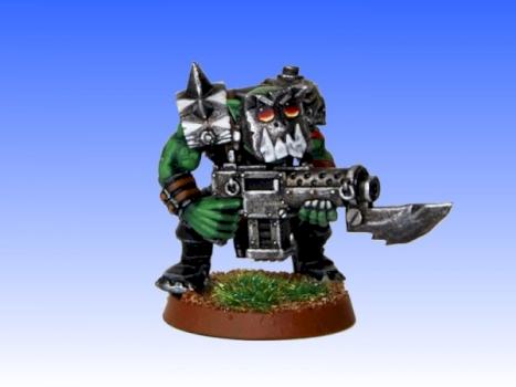 Ork with self-built mask and armor #2 by DonUlfo