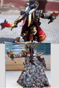 Skulltaker, Herald of Khorne by inkeyes
